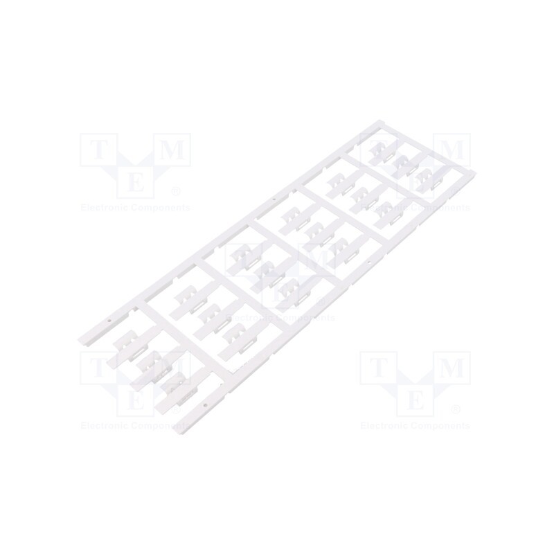 150 pcs : SFC 2/30 MC NE WS - Markers, 3÷5mm, polyamide 66, white, -40÷100°C, snap fastener, SFC