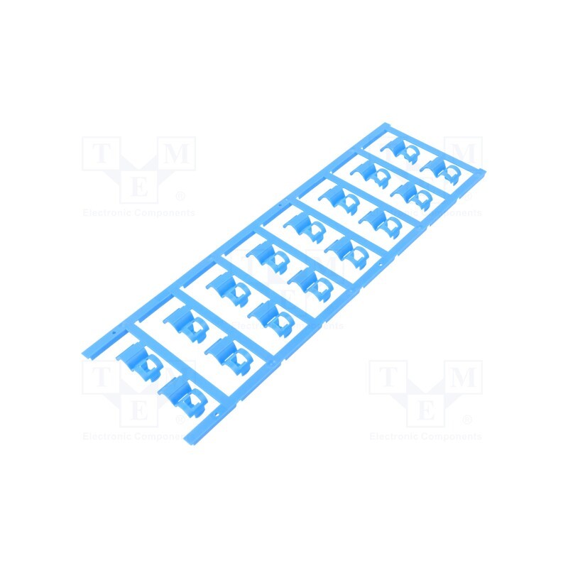 150 pcs : SFC 3/12 MC NE BL - Markers, 3.5÷7mm, polyamide 66, blue, -40÷100°C, snap fastener