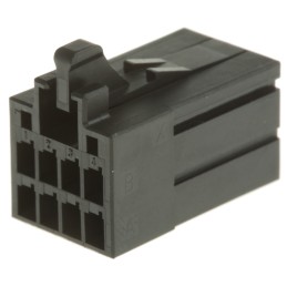 20 pcs - 1-1318119-4 TE Connectivity, Dynamic 2000 Female Connector Housing, 2.5mm Pitch, 8 Way, 2 Row
