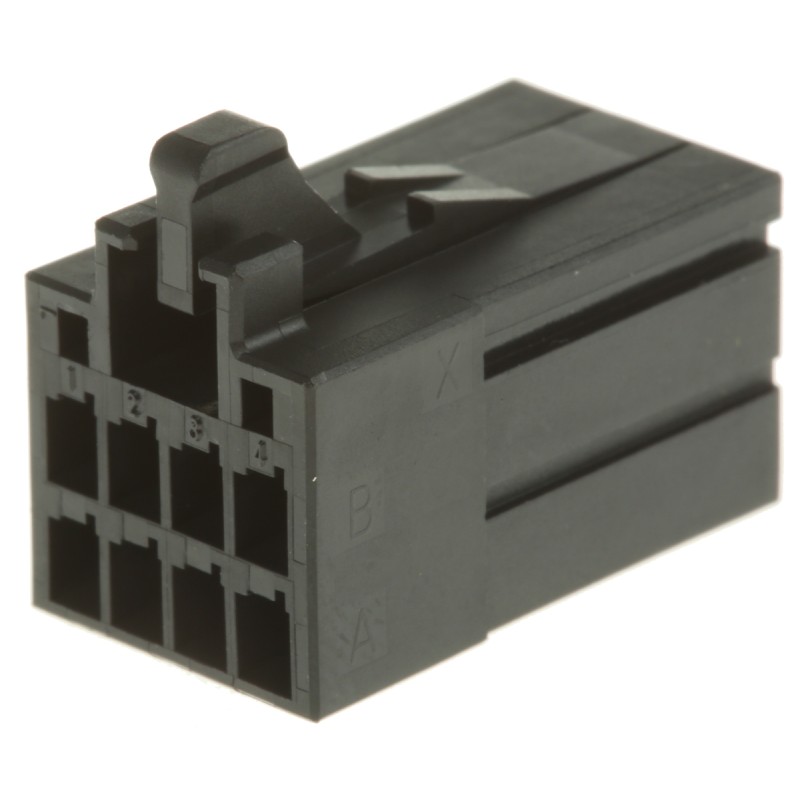 20 pcs - 1-1318119-4 TE Connectivity, Dynamic 2000 Female Connector Housing, 2.5mm Pitch, 8 Way, 2 Row