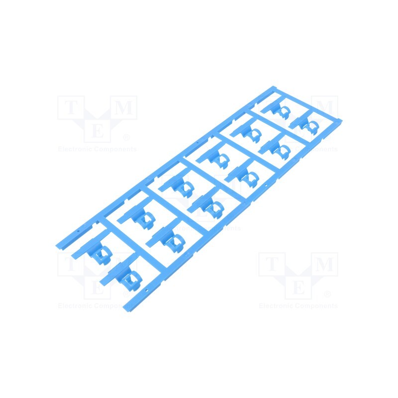 100 pcs : SFC 3/30 MC NE BL - Markers, 3.5÷7mm, polyamide 66, blue, -40÷100°C, snap fastener