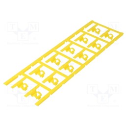100 pcs : SFC 3/30 MC NE GE - Markers, 3.5÷7mm, polyamide 66, yellow, -40÷100°C, snap fastener