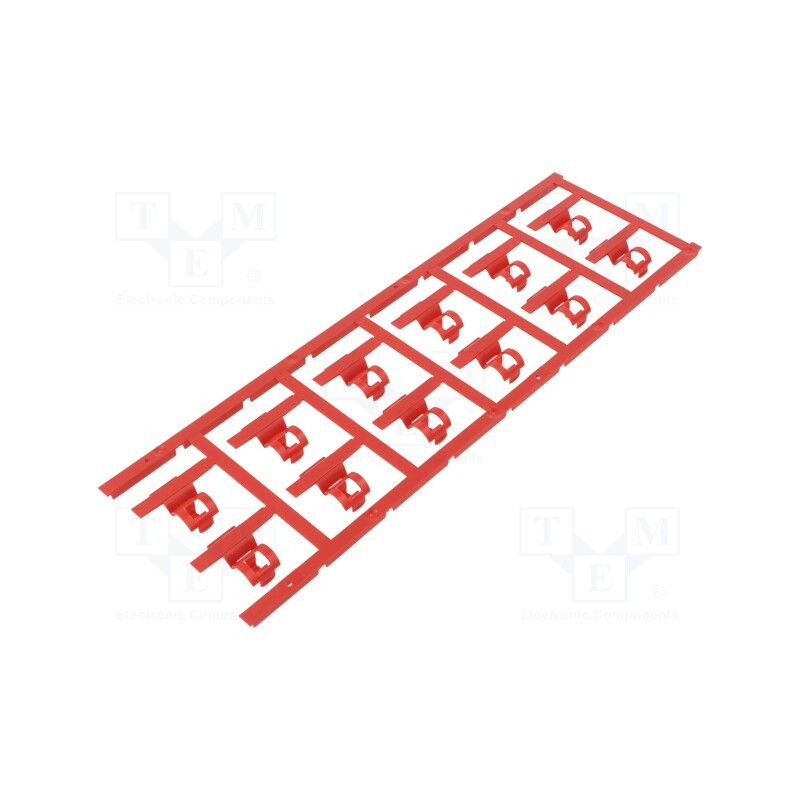 100 pcs : SFC 3/30 MC NE RT - Markers, 3.5÷7mm, polyamide 66, red, -40÷100°C, snap fastener, SFC