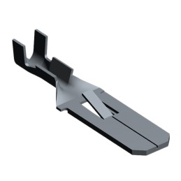 100 pcs - 60294-2 TE Connectivity FASTON .250 Uninsulated Male Spade Connector, Tab, 6.48 x 0.83mm Tab Size, 0.3mm² to 0.8mm²