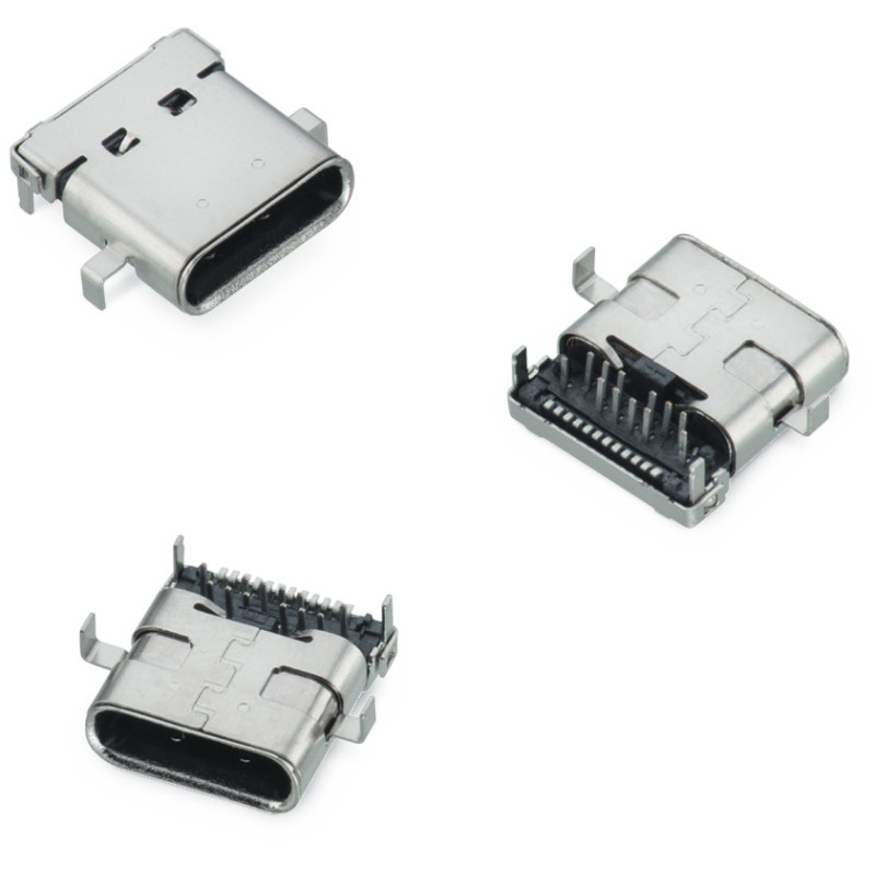 1 pcs - Wurth Elektronik Straight, Through Hole, Socket Type C 3.1 USB Connector