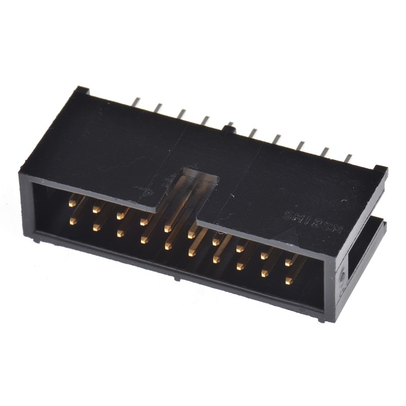 1 pcs - Hirose HIF3F Series Straight Through Hole PCB Header, 20 Contact(s), 2.54mm Pitch, 2 Row(s), Shrouded