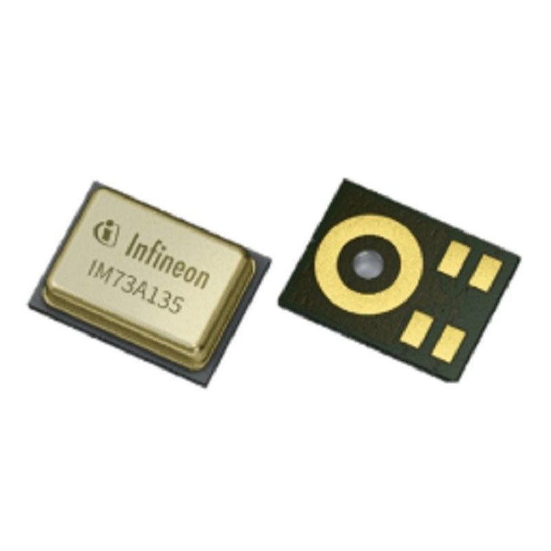 10 pcs - IM73A135V01XTSA1 Infineon Microphone, Omni-Directional, Analogue Output
