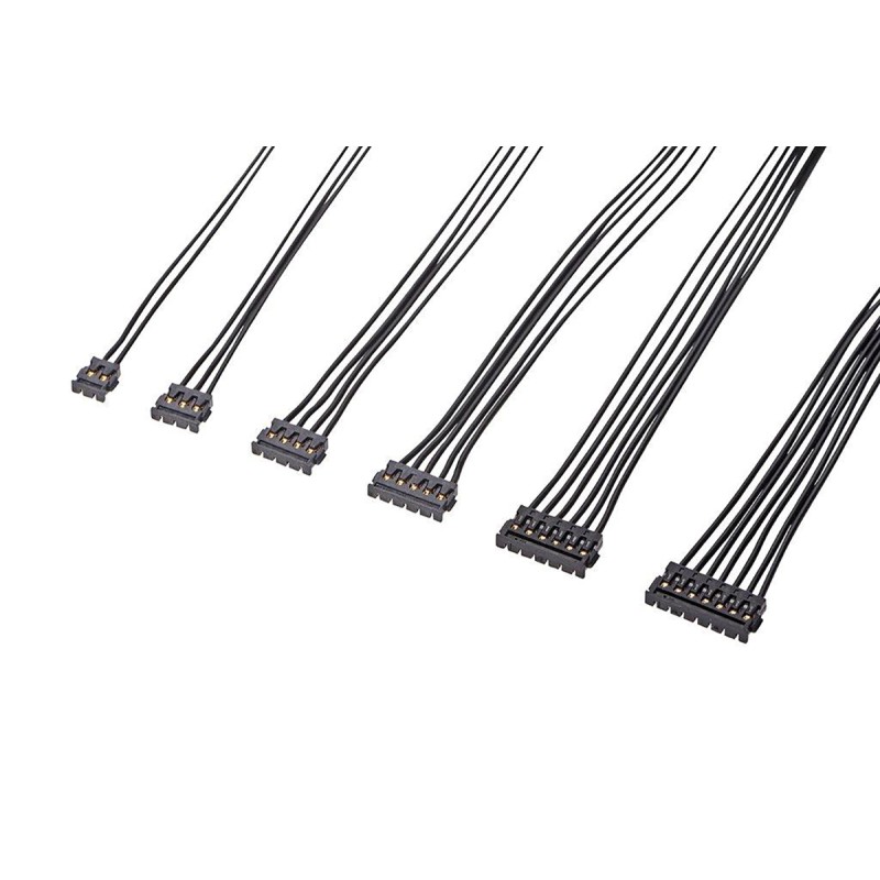 10 pcs - 36920-0203 Molex 2 Way Female Pico-EZmate to 2 Way Female Pico-EZmate Wire to Board Cable, 300mm