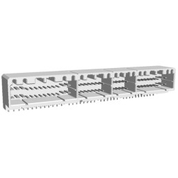 1 pcs - TE Connectivity, MULTILOCK 040/070 Female Connector Housing, 76 Way, 2 Row Right Angle