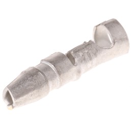 100 pcs - 170020-2 TE Connectivity, 170020 Uninsulated Male Crimp Bullet Connector, 0.5mm² to 2.27mm², 20AWG to 14AWG, 4mm Bulle