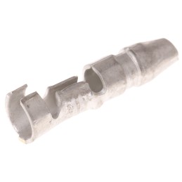 100 pcs - 170020-2 TE Connectivity, 170020 Uninsulated Male Crimp Bullet Connector, 0.5mm² to 2.27mm², 20AWG to 14AWG, 4mm Bulle