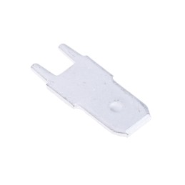 300 pcs - RS PRO Grey Uninsulated Male Spade Connector, PCB Tab, 7.9 x 6.4mm Tab Size