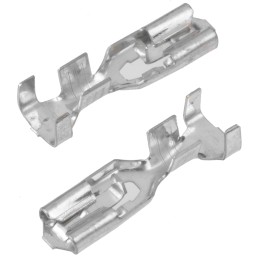 300 pcs - 170332-1 TE Connectivity Positive Lock .187 Mk II Uninsulated Female Spade Connector, Receptacle, 4.75 x 0.51mm Tab Si