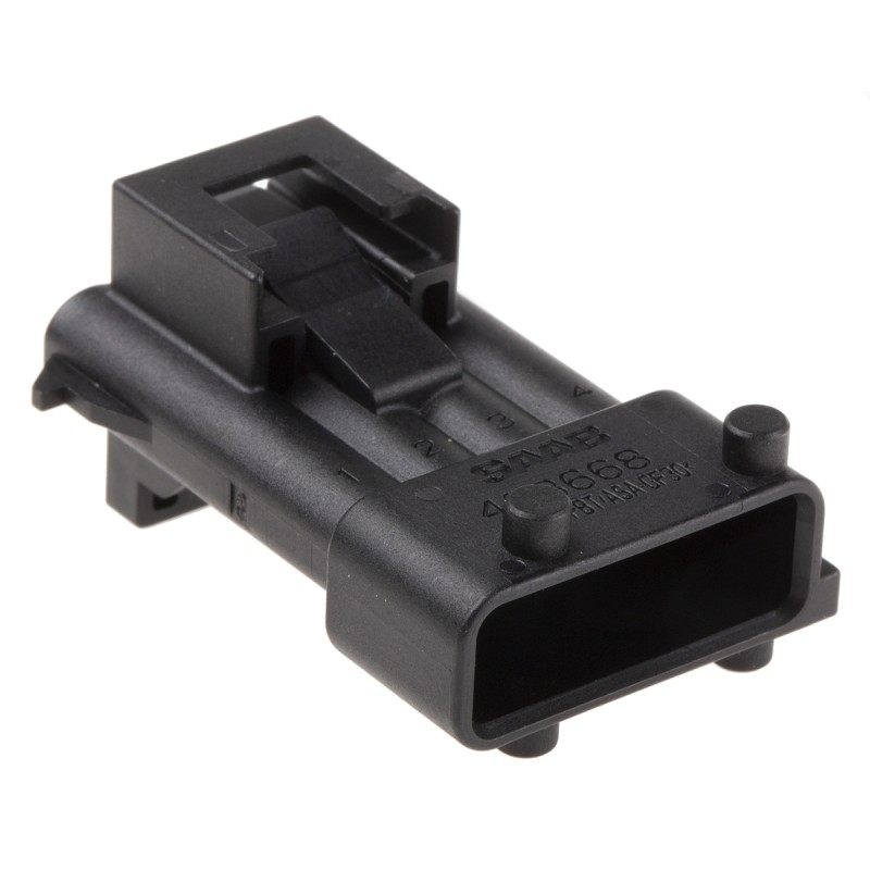 1 pcs - TE Connectivity, Timer Automotive Connector Plug 4 Way