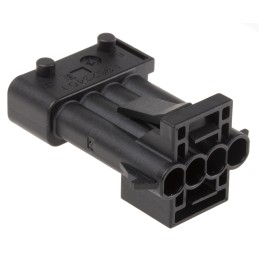 1 pcs - TE Connectivity, Timer Automotive Connector Plug 4 Way