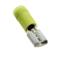 60 pcs - 190190049 Molex 19019 Yellow Insulated Female Spade Connector, Receptacle, 4.75 x 0.81mm Tab Size
