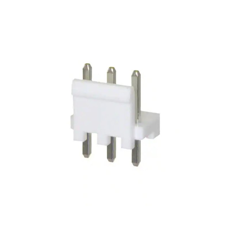 100 pcs - B3P-VH-B(LF)(SN) JST VH Series Top Entry Through Hole PCB Header, 3 Contact(s), 3.96mm Pitch, 1 Row(s), Shrouded