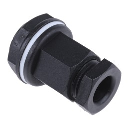 20 pcs - RS PRO Black Plastic Cable Gland, M20 Thread, 4mm Min, 7mm Max, IP55