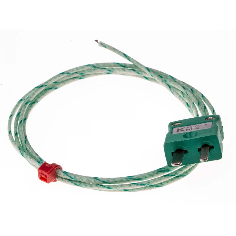 1 pcs - RS PRO Type K Thermocouple 1/0.3mm Diameter - +350°C