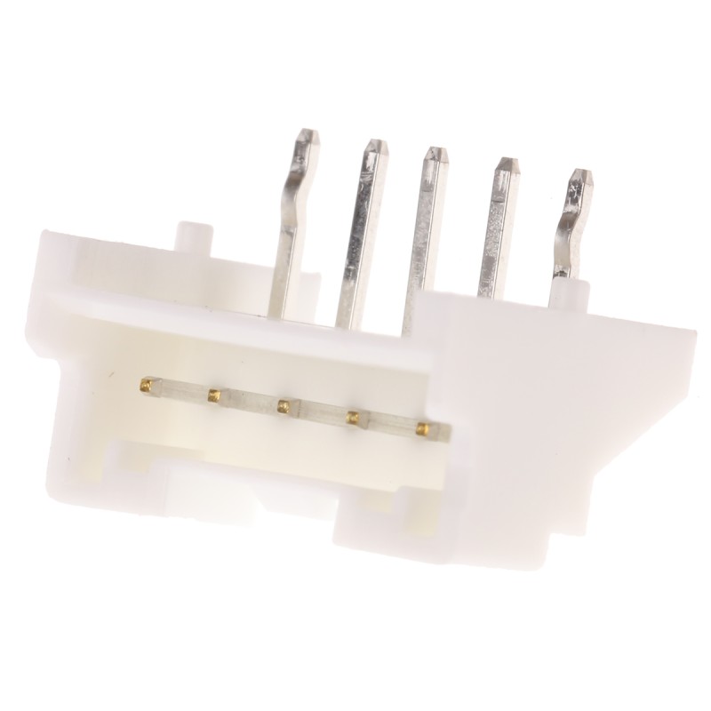 50 pcs - S05B-PASK-2 (LF) (SN) JST PA Series Right Angle Through Hole PCB Header, 5 Contact(s), 2.0mm Pitch, 1 Row(s), Shrouded