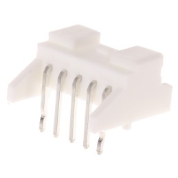 50 pcs - S05B-PASK-2 (LF) (SN) JST PA Series Right Angle Through Hole PCB Header, 5 Contact(s), 2.0mm Pitch, 1 Row(s), Shrouded