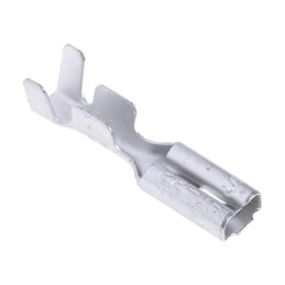 300 pcs - RS PRO Uninsulated Female Spade Connector, Receptacle, 2.8 x 0.5mm Tab Size, 0.3mm² to 1.25mm²