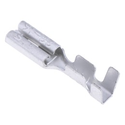 300 pcs - RS PRO Uninsulated Female Spade Connector, Receptacle, 2.8 x 0.5mm Tab Size, 0.3mm² to 1.25mm²