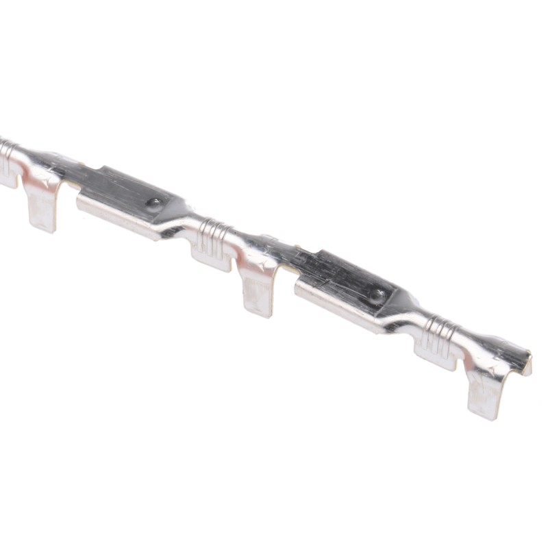 300 pcs - 61400-1 TE Connectivity FASTON .110 Uninsulated Female Spade Connector, Receptacle, 2.79 x 0.51mm Tab Size, 0.5mm² to 