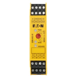 1 pcs - Eaton Dual-Channel Emergency Stop, Safety Switch/Interlock Safety Relay, 24V, 2 Safety Contacts