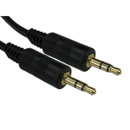 20 pcs - RS PRO Male 3.5mm Stereo Jack to Male 3.5mm Stereo Jack Aux Cable, 2m