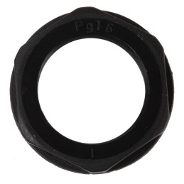 20 pcs - 53019240 Lapp Black Fibreglass PA Cable Gland Locknut, PG16 Thread, IP68