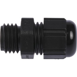 20 pcs - 53111200 Lapp SKINTOP Series Black Polyamide Cable Gland, M12 Thread, 3.5mm Min, 7mm Max, IP66, IP68, IP69K