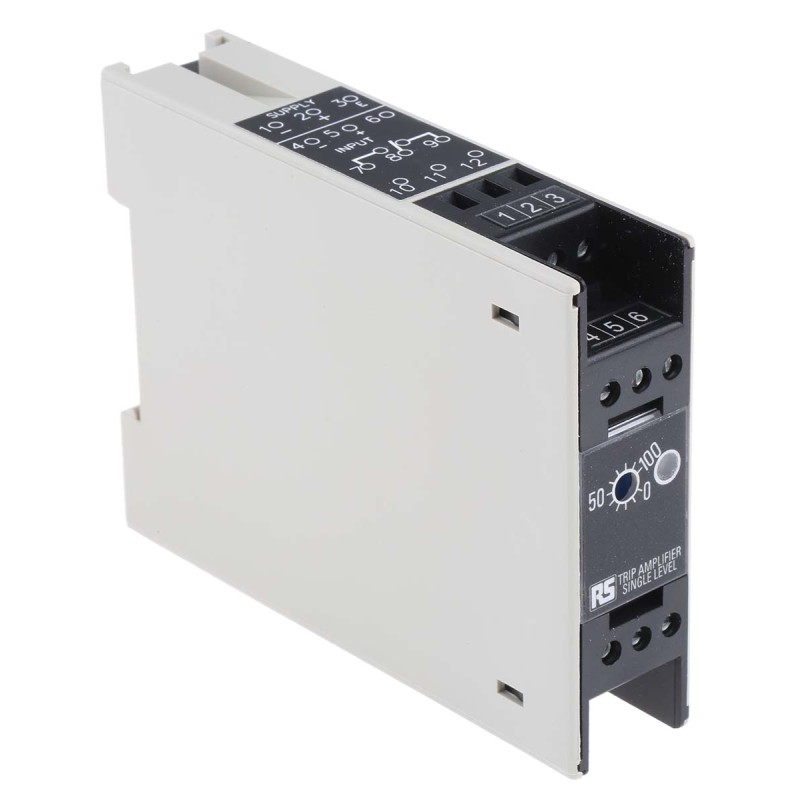 1 pcs - RS PRO Signal Conditioner, Current Input, Relay Output, 10 - 30V dc Supply