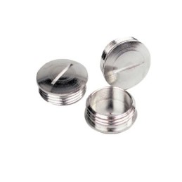 20 pcs - 52003390 Lapp Blanking Plug, PG9, Nickel Plated Brass, 17mm Diameter, Threaded