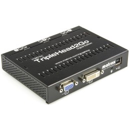 1 pcs - Matrox 1 Input 3 Output DVI Multi-Monitor Adapter 5760 x 1080