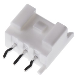 100 pcs - B03B-PASK-1 (LF) (SN) JST PA Series Straight Through Hole PCB Header, 3 Contact(s), 2.0mm Pitch, 1 Row(s), Shrouded