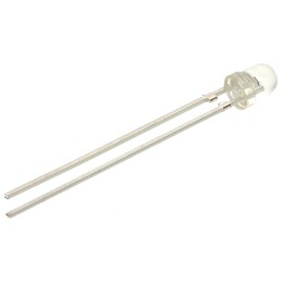 50 pcs - BPW85 BPW85 Vishay, ±25 ° IR + Visible Light Phototransistor, Through Hole 2-Pin 3mm (T-1) package