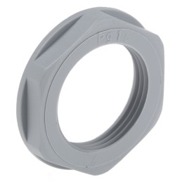20 pcs - 53019040 Lapp Grey Fibreglass PA Cable Gland Locknut, PG16 Thread, IP68