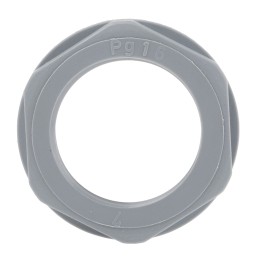 20 pcs - 53019040 Lapp Grey Fibreglass PA Cable Gland Locknut, PG16 Thread, IP68