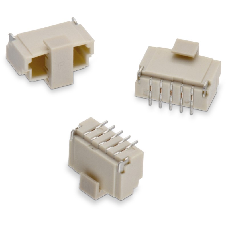 20 pcs - 665305124022 Wurth Elektronik WR-WTB Series Straight Surface Mount PCB Header, 5 Contact(s), 1.0mm Pitch, 1 Row(s), Shr