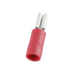 300 pcs - RS PRO Red Insulated Female Spade Connector, Receptacle, 0.8 x 2.8mm Tab Size, 0.5mm² to 1.5mm²