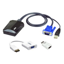 1 pcs - Aten USB B to HDMI Adapter, USB 2.0, 1 Supported Display(s) - 1920 x 1200 @ 60Hz