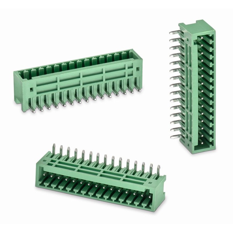 5 pcs - Wurth Elektronik 2.5mm Pitch 3 Way Pluggable Terminal Block, Header, Solder Termination