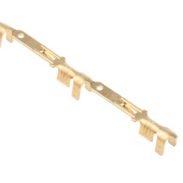 300 pcs - 170014-5 TE Connectivity FASTIN-FASTON .110 Uninsulated Male Spade Connector, Tab, 2.79 x 0.51mm Tab Size, 0.5mm² to 1