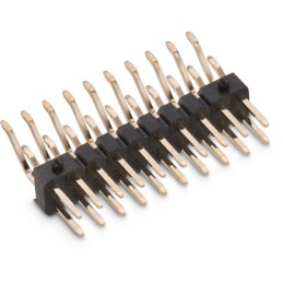 20 pcs - 621304284521 Wurth Elektronik WR-PHD Series Angled PCB Header, 4 Contact(s), 2.0mm Pitch, 2 Row(s)