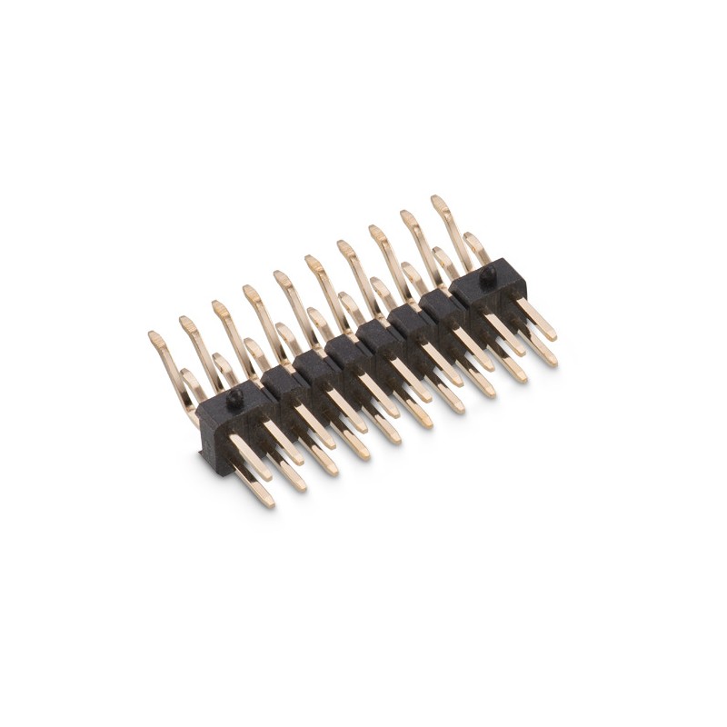 20 pcs - 621304284521 Wurth Elektronik WR-PHD Series Angled PCB Header, 4 Contact(s), 2.0mm Pitch, 2 Row(s)