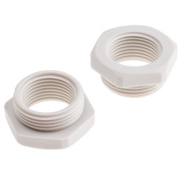 50 pcs - RS PRO Cable Gland Adaptor, M25 Exterior Thread, M20 Interior Thread, Nylon 66