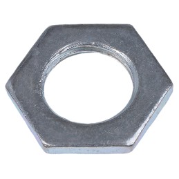 50 pcs - RS PRO Silver Steel Cable Gland Locknut, M16 Thread