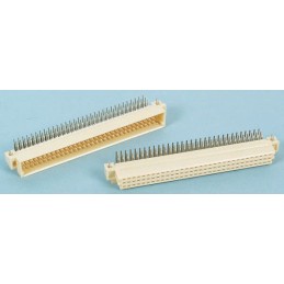 1 pcs - Harting 64 Way 2.54mm Pitch, Type C Class C2, 2 Row, Right Angle DIN 41612 Connector, Plug