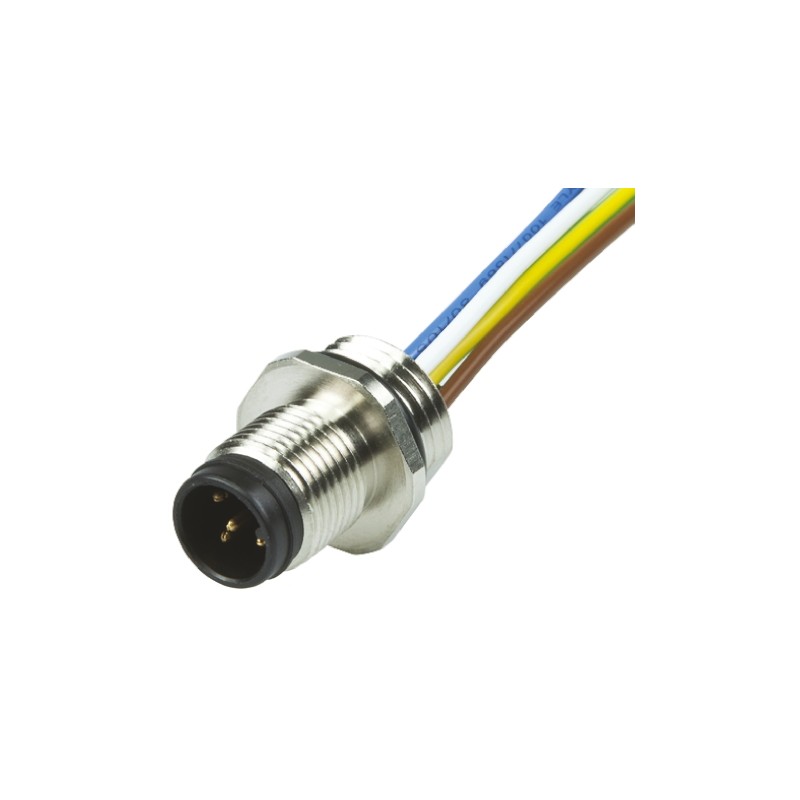 1 pcs - Brad from Molex Straight Male 12 way M12 to Unterminated Sensor Actuator Cable, 300mm